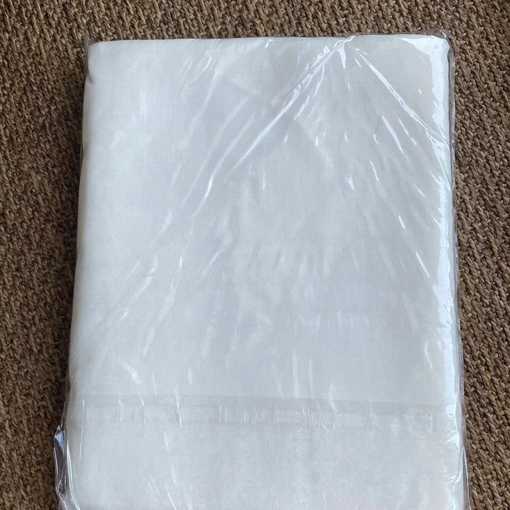 NEW White curtains with grommets